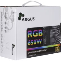 Inter-Tech Argus RGB-650W CM II - Power supply (internal)