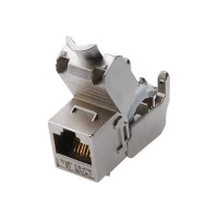 DIGITUS CAT 6A Keystone Module, shielded, toolfree