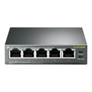 TP-LINK TL-SF1005P - Switch - unmanaged - 5 x 10/100 (4 PoE)