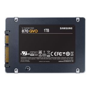 Samsung 870 QVO MZ-77Q1T0BW - SSD - verschlüsselt - 1 TB - intern - 2.5" (6.4 cm)