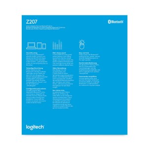 Logitech Z207 - Lautsprecher - für PC - 2.0-Kanal - kabellos - Bluetooth - 5 Watt (Gesamt)