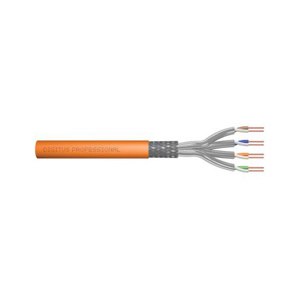 DIGITUS Cat.7 S/FTP installation cable, 500 m, simplex, Dca-s1a d1 a1