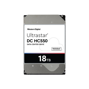 WD Ultrastar DC HC550 WUH721818ALE6L4 - Hard disk - 18 TB - internal - 3.5" (8.9 cm)