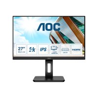 AOC P2 U27P2 - 68,6 cm (27") - 3840 x 2160 Pixel - 4K Ultra HD - LED - 4 ms - Nero