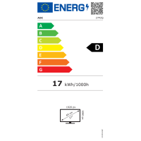 AOC 27P2Q - LED monitor - 27"