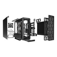 Be Quiet! Silent Base 802 Black - Midi Tower - PC - Acrilonitrile butadiene stirene (ABS) - Acciaio - Nero - ATX - EATX - micro ATX - Mini-ITX - 18,5 cm