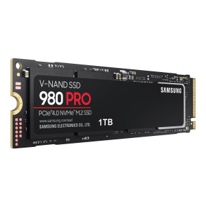 Samsung 980 PRO MZ-V8P1T0BW - SSD - verschlüsselt - 1 TB - intern - M.2 2280 - PCIe 4.0 x4 (NVMe)