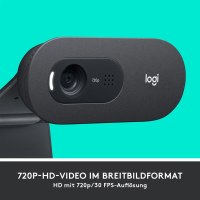 Logitech C505 - Webcam - Farbe - 720p - feste Brennweite