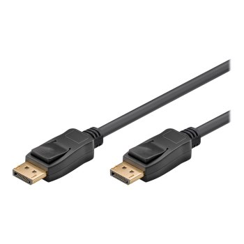 Wentronic 49959 - 2 m - DisplayPort - DisplayPort - Male - Male - Gold