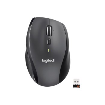 Logitech Marathon M705 - Maus - Für Rechtshänder - Laser - kabellos - 2.4 GHz - kabelloser Empfänger (USB)