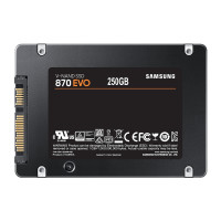 Samsung 870 EVO MZ-77E250B - SSD - verschlüsselt - 250 GB - intern - 2.5" (6.4 cm)