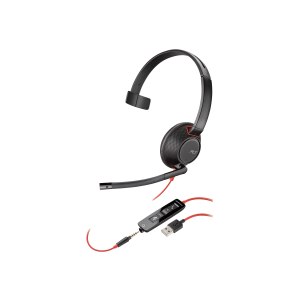 Poly Blackwire C5210 USB-A - 5200 Series - Headset - On-Ear - kabelgebunden - USB, 3,5 mm Stecker