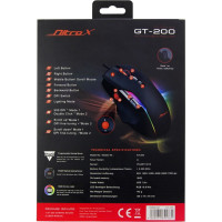 Inter-Tech Nitrox GT-200 RGB - Maus - ergonomisch - optisch