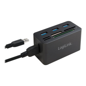 LogiLink USB 3.0 Hub with All-in-One Card Reader