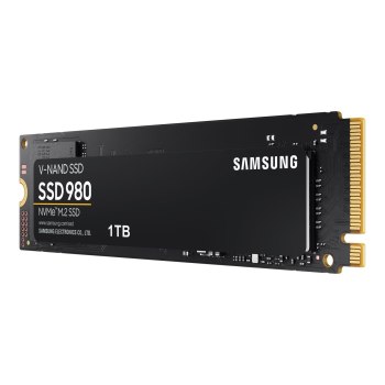 Samsung 980 MZ-V8V1T0BW - SSD - verschlüsselt - 1 TB - intern - M.2 2280 - PCIe 3.0 x4 (NVMe)