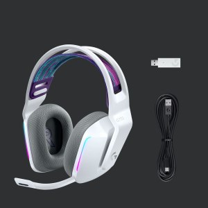 Logitech G G733 - Cuffia - Padiglione auricolare - Giocare - Bianco - Stereofonico - Manopola