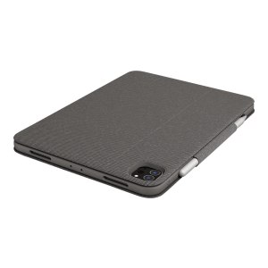 Logitech Folio Touch - Tastatur und Foliohülle - mit Trackpad - hinterleuchtet - Apple Smart connector - QWERTZ - Deutsch - Oxford Gray - für Apple 10.9-inch iPad Air (4. Generation, 5. Generation)