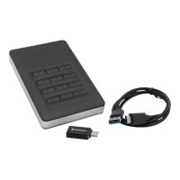 Verbatim Store n Go Secure Portable HDD with Keypad Access - Festplatte - verschlüsselt - 2 TB - extern (tragbar)