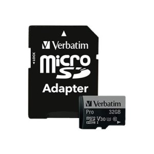 Verbatim PRO - Flash memory card (SD adapter included)