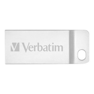 Verbatim Metal Executive - Memoria USB da 64 GB - Argento - 64 GB - USB tipo A - 2.0 - Senza coperchio - Argento