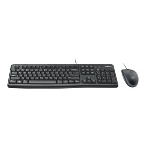 Logitech LGT-MK120-US - Wired - USB - QWERTY - Black -...