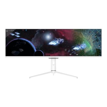 LC Power LC-M44-DFHD-120 - LED-Monitor - 111.3 cm (44") (43.8" sichtbar) - 3840 x 1080 DFHD @ 120 Hz - 400 cd/m² - 1000:1 - DisplayHDR 600 - 1 ms - 2xHDMI, DisplayPort, USB-C - weiß