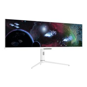 LC Power LC-M44-DFHD-120 - LED-Monitor - 111.3 cm (44") (43.8" sichtbar) - 3840 x 1080 DFHD @ 120 Hz - 400 cd/m² - 1000:1 - DisplayHDR 600 - 1 ms - 2xHDMI, DisplayPort, USB-C - weiß