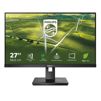 Philips B Line 272B1G - LED-Monitor - 68.6 cm (27") - 1920 x 1080 Full HD (1080p) @ 75 Hz - IPS - 250 cd/m² - 1000:1 - 4 ms - HDMI, DVI-D, VGA, DisplayPort - Lautsprecher - Black Texture