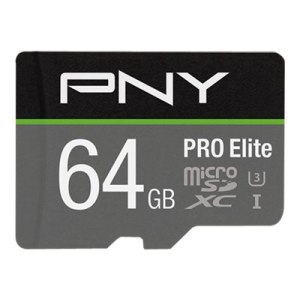 PNY PRO Elite - Flash-Speicherkarte (microSDXC-an-SD-Adapter inbegriffen)