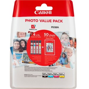 Canon CLI-581XL C/M/Y/BK Photo Value Pack - 4er-Pack