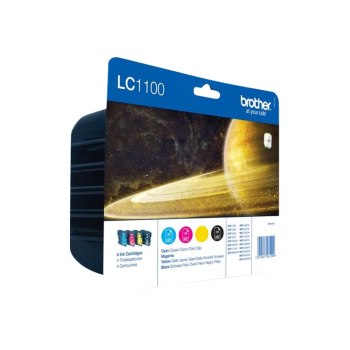 Brother LC1100 Value Pack - 4er-Pack - Schwarz, Gelb, Cyan, Magenta