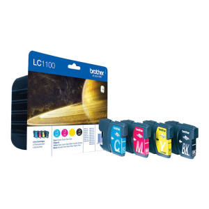 Brother LC1100 Value Pack - 4er-Pack - Schwarz, Gelb, Cyan, Magenta