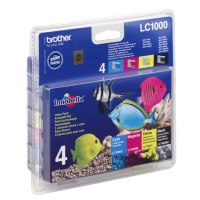 Brother LC1000 Value Pack - 4er-Pack - Schwarz, Gelb, Cyan, Magenta