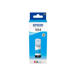 Epson EcoTank 104 - 65 ml - Cyan - original -...