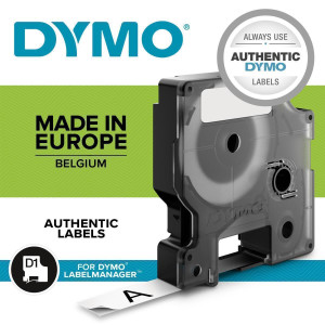150 200 Schriftband-Kassette schwarz auf gelb für Dymo Labelpoint 100