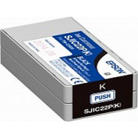 Epson SJIC22P(K): Ink cartridge for ColorWorks C3500 (Black) - Pigment-based ink - 1 pc(s)