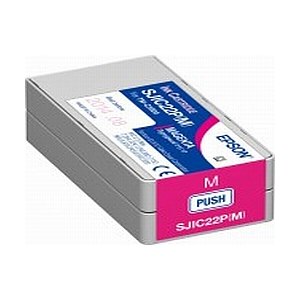 Epson SJIC22P(M): Ink cartridge for ColorWorks C3500 (Magenta) - Pigment-based ink - 1 pc(s)