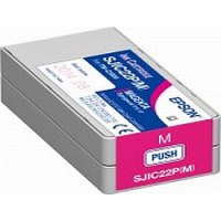 Epson SJIC22P(M): Ink cartridge for ColorWorks C3500 (Magenta) - Pigment-based ink - 1 pc(s)