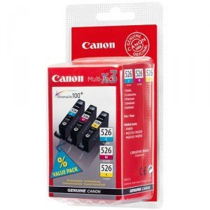 Canon CLI-526 C/M/Y printer cartridge 3 piece(s) original...