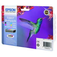 Epson T0807 Multipack - 6er-Pack - 44.4 ml - Schwarz, Gelb, Cyan, Magenta, hellmagentafarben, hell Cyan