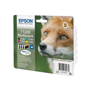 Epson T1285 Multipack - 4er-Pack - 16.4 ml - Schwarz, Gelb, Cyan, Magenta