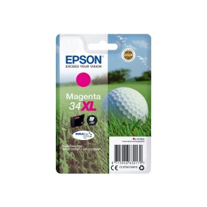 Epson Golf ball Singlepack Magenta 34XL DURABrite Ultra Ink - Resa elevata (XL) - Inchiostro a base di pigmento - 10,8 ml - 950 pagine - 1 pz