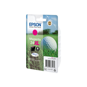 Epson Golf ball Singlepack Magenta 34XL DURABrite Ultra Ink - Resa elevata (XL) - Inchiostro a base di pigmento - 10,8 ml - 950 pagine - 1 pz