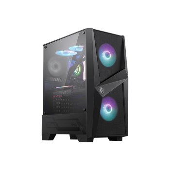 MSI MAG Forge 100R - Tower - ATX - Seitenteil mit Fenster (gehärtetes Glas) - keine Spannungsversorgung (ATX) - USB/Audio