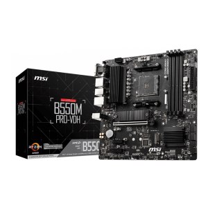 MSI B550M PRO-VDH - AMD - Presa AM4 - AMD Ryzen 5 - AMD...