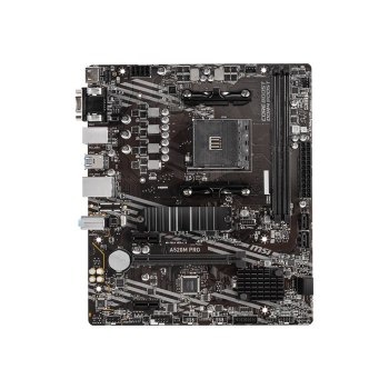 MSI A520M PRO - AMD - Socket AM4 - AMD Ryzen 3 3rd Gen - 3rd Generation AMD Ryzen 5 - 3rd Generation AMD Ryzen 7 - 3rd Generation AMD... - DDR4-SDRAM - DIMM - 1866,2133,2400,2667,2800,2933,3000,3066,3200,3466,3600,3733,3866,4000,4133,4266,4400,4466 MHz