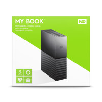 WD My Book WDBBGB0030HBK - Festplatte - verschlüsselt - 3 TB - extern (Stationär)