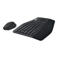 Logitech MK850 Performance - Standard - Senza fili - RF senza fili + Bluetooth - QWERTZ - Nero - Mouse incluso