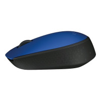 Logitech M170 Wireless Mouse - Ambidestro - Ottico - RF Wireless - 1000 DPI - Nero - Blu