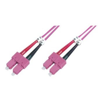 DIGITUS Fiber Optic Multimode Patch Cord, OM4, SC / SC